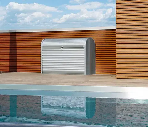Biohort Roletový box BIOHORT Storemax 160 163 × 78 cm (sivý kremeň metalíza)