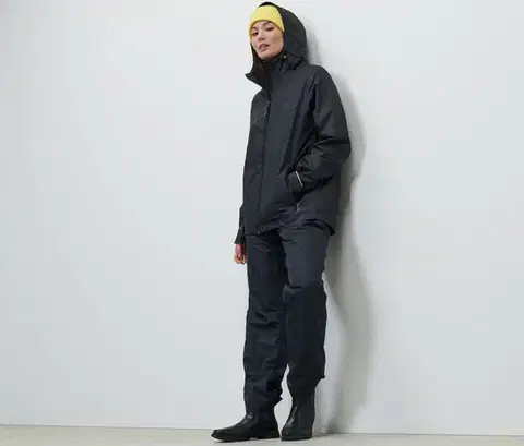 Bunda do dažďa unisex, tmavomodrá