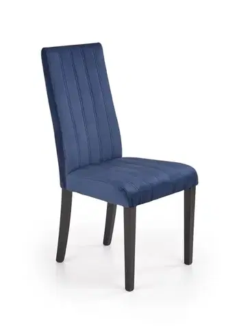 Jedálenská stolička Marty 2 čierna/tmavomodrá