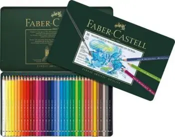 Akvarelové Pastelky Faber-Castell Albrecht Dürer plechová krabička 36 ks