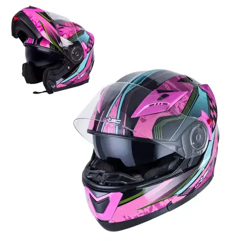 W-TEC Pezzon Magenta ružovo-čierna - XS (53-54)