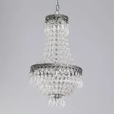 Dekoria Závesná lampa Veronique ⌀26cm, ⌀26 cm x 48 cm