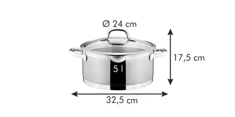Tescoma kastról PRESIDENT s cediacou pokrievkou ø 24 cm, 5.0 l