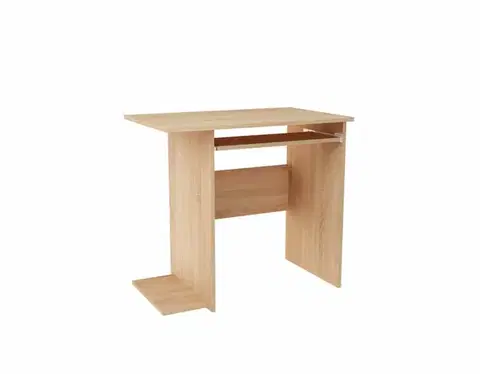 Klasický stôl na počítač NERO 1, dub sonoma