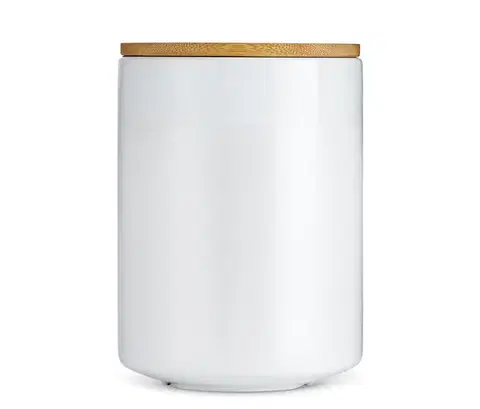 Dóza na kávu, keramika, 500 g, biela