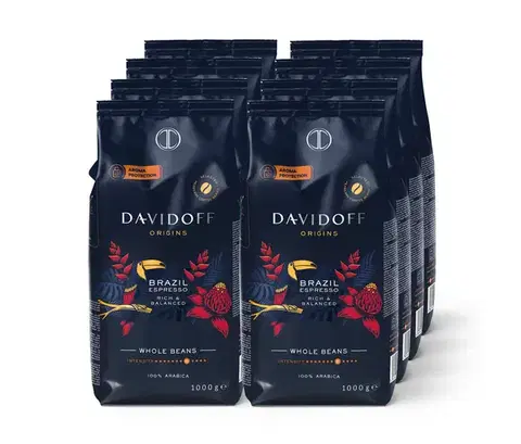 DAVIDOFF CAFÉ ORIGINS Brazil - 8 x 1 kg zrnkovej kávy