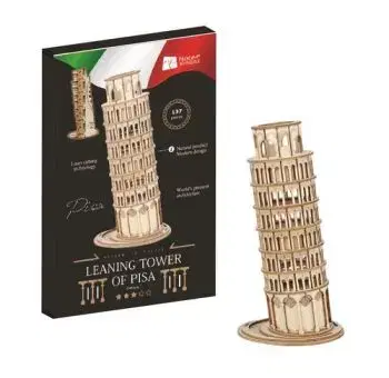 Drevené 3D puzzle Šikmá veža v Pise