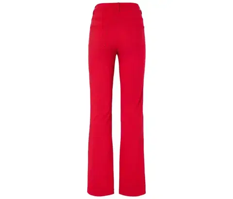 Bengalínové nohavice Bootcut, červené