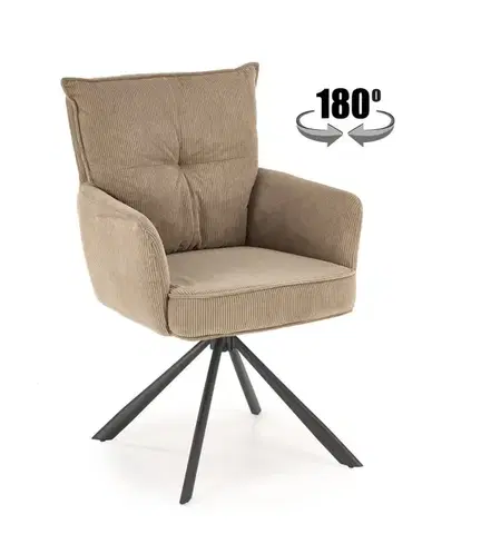 Otočné jedálenské kreslo K528 Halmar