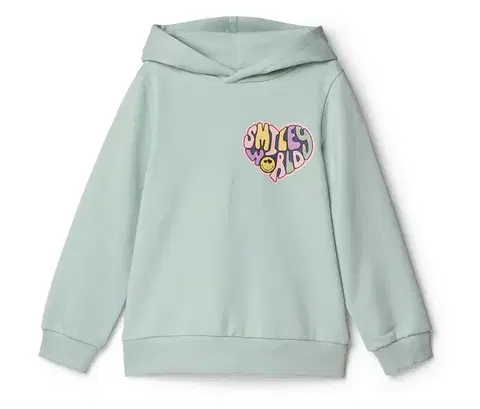 Detská mikina s kapucňou SMILEYWORLD® s počesanou vnútornou stranou