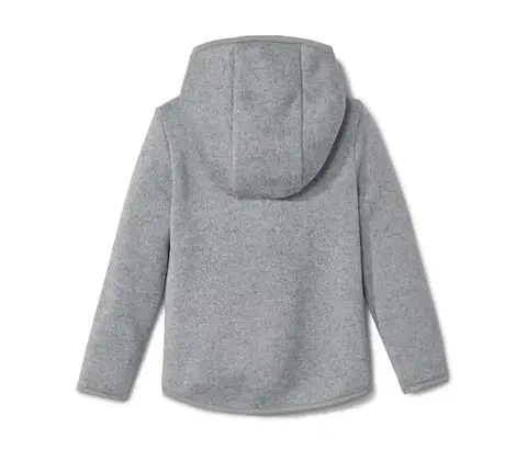 Detská bunda z pleteného flísu