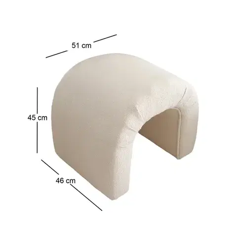 Stolička Nu Teddy Cream