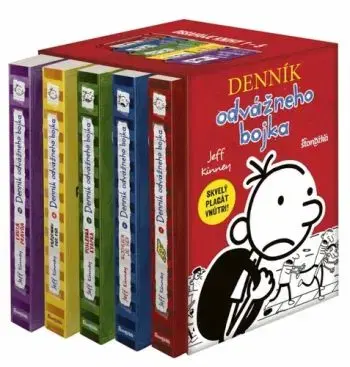 Denník odvážneho bojka box 1 – 5 - Jeff Kinney