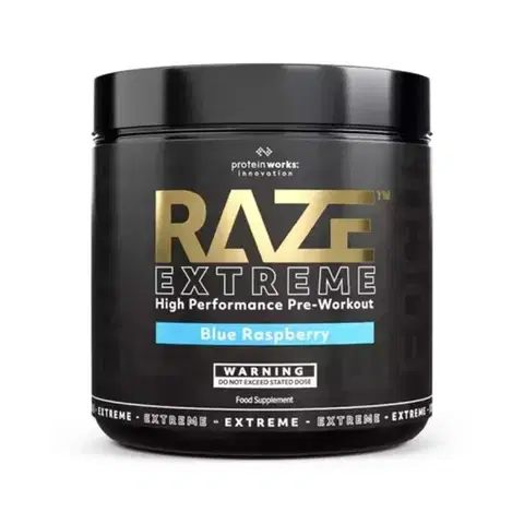 The Protein Works Raze Extreme modrá malina