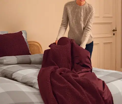 Hebká plyšová deka