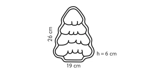 Tescoma forma vianočný stromček DELICIA 26 cm