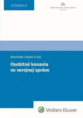 Osobitné konania vo verejnej správe - Branislav Cepek