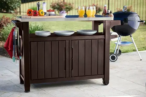 Záhradný stôl / skriňa UNITY XL 207L Keter