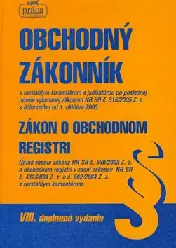 Obchodný zákonník od 1.okt.2005 - VIII. dopl.vyd.
