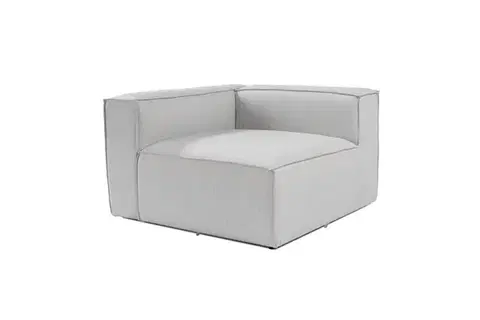 Kreslo / Jednomiestna pohovka Fora L1 - Light Grey