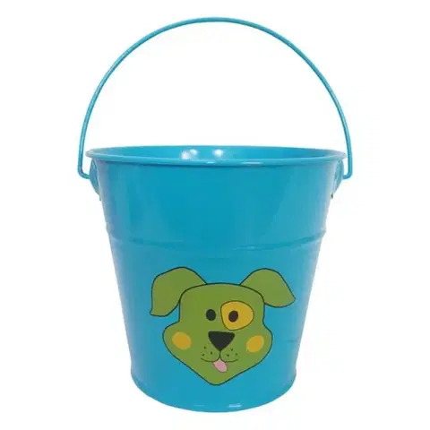 Kinekus Vedro detské, kovové, 1,2l, MODRÉ