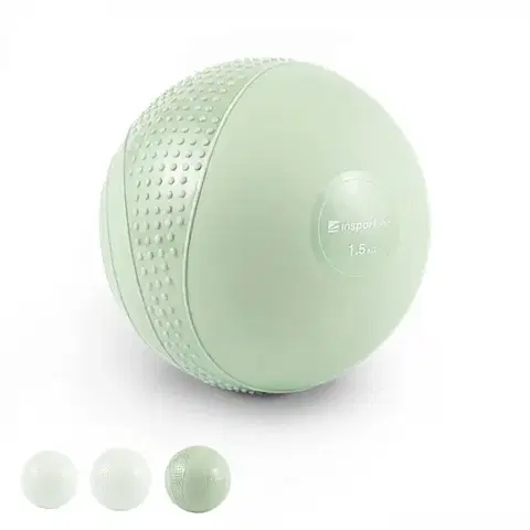 Mini medicinbal inSPORTline Sendelar 12cm/1,5kg Farba zelená