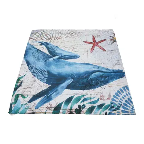 Pikniková deka inSPORTline Maritino 208x197 cm Farba morský život