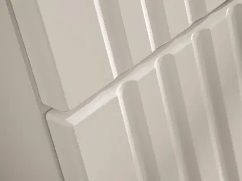 Kúpeľňová zostava Adele Kašmír s doskou, umývadlom a skrinkami 80 cm kašmírová/tmavý dub