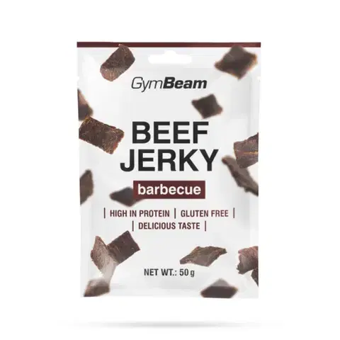 GymBeam Sušené mäso Beef Jerky barbecue