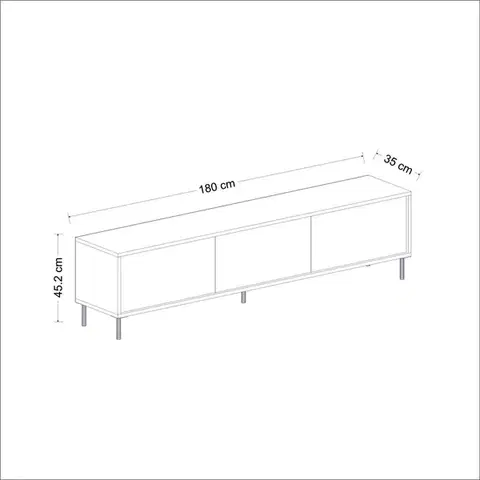 TV stolík Imaj - Anthracite