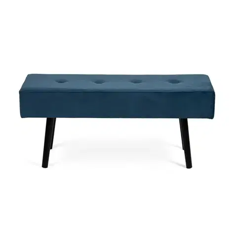 Taburet SOFT Tuft, modrý