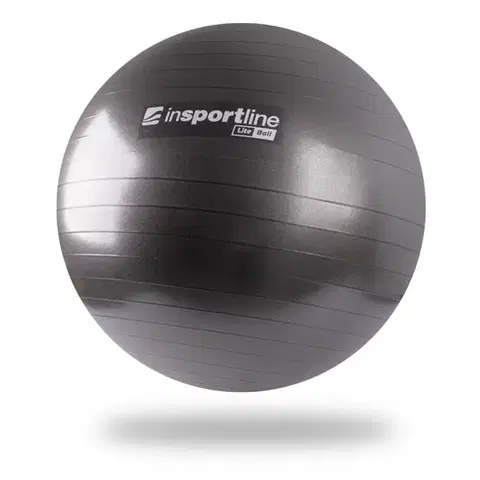 Gymnastická lopta inSPORTline Lite Ball 75 cm Farba čierna