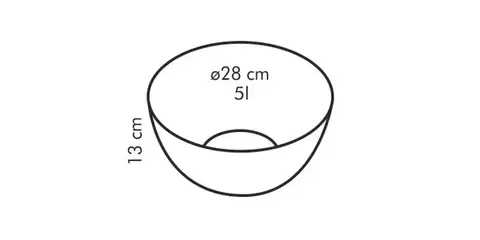 Tescoma sklenená misa GIRO ø 28 cm- LEN OSOBNÝ ODBER!!!!