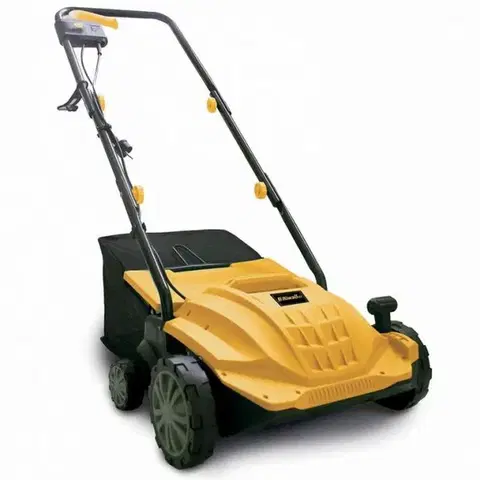 Kinekus Elektrický prevzdušňovač na trávnik, vertikutátor 1500 W, 32cm, kôš 30L, RIWALL