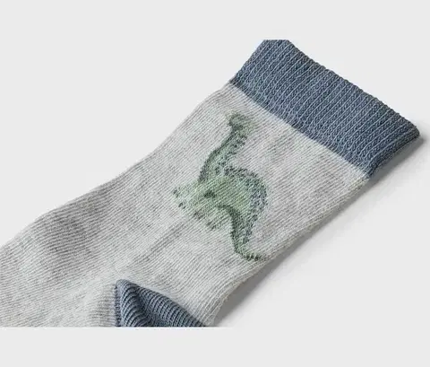 Detské ponožky, 5 párov, dinosaurus