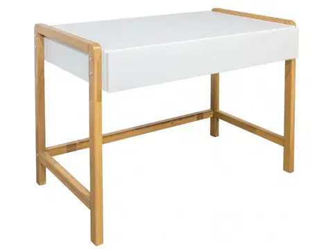 Detský písací stôl Victor 100 cm biely
