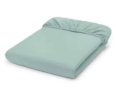 Napínacia posteľná plachta z mikrovlákna, štandardná veľkosť, šalviová