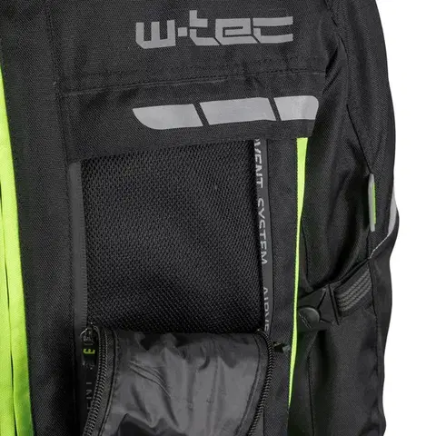 Moto bunda W-TEC Gelnair Farba čierno-zelená, Veľkosť 3XL