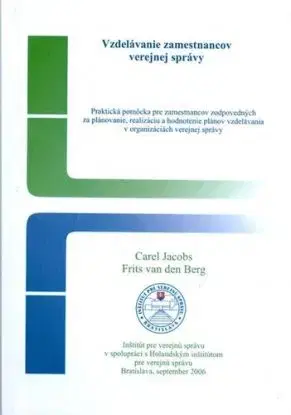 Vzdelávanie zamestnancov verejnej správy - Carel Jacobs