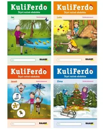 Kuliferdo Štyri ročné obdobia - Školská pripravenosť PZ (4ks) - Jana Pechancová, Noemi Keřkovská, Hana Nádvorníková