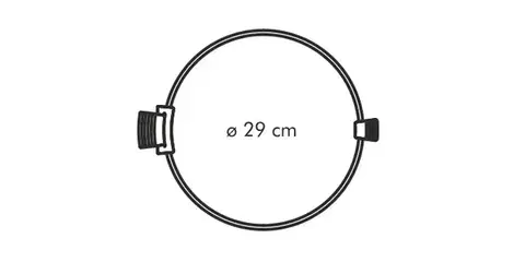 Tescoma ochranné sito s klipsou PRESTO ø 29 cm
