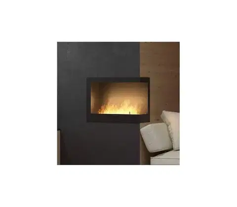 InFire - Rohový BIO krb 45x60 cm 3kW čierna Corner 600 R