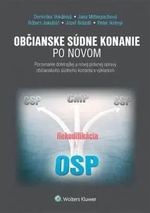 Občianske súdne konanie po novom - Dominika Vokálová, Jana Mitterpachová
