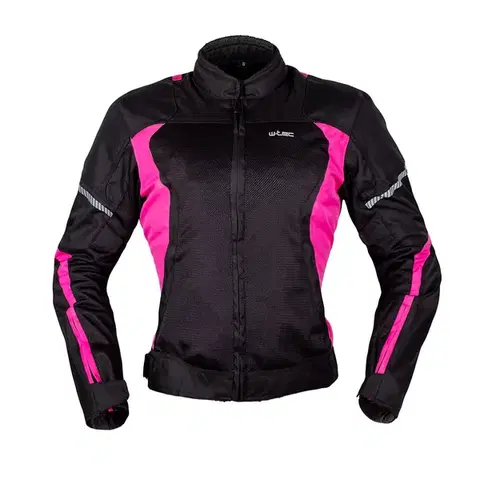 Dámska letná moto bunda W-TEC Martix Lady Farba čierno-ružová, Veľkosť XS