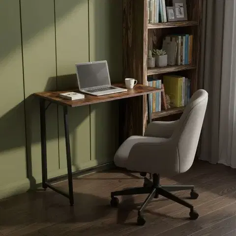 Skladací písací stôl NESTRO 80x45 cm starý orech