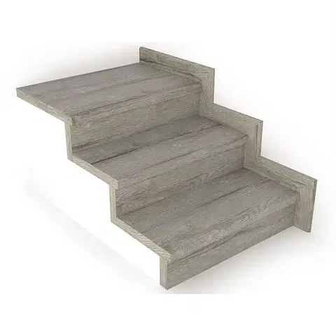 Schodový nášľap / profil TOPSTEP Flex Dub sivý 1200 × 340 × 11 mm