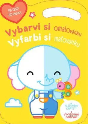 Vybarvi si omalovánku Slon/Vyfarbi si maľovanku Sloník