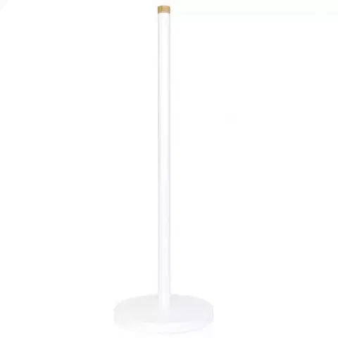 Stojan na toaletný  papier biely/bambus p.sp1-wht-b