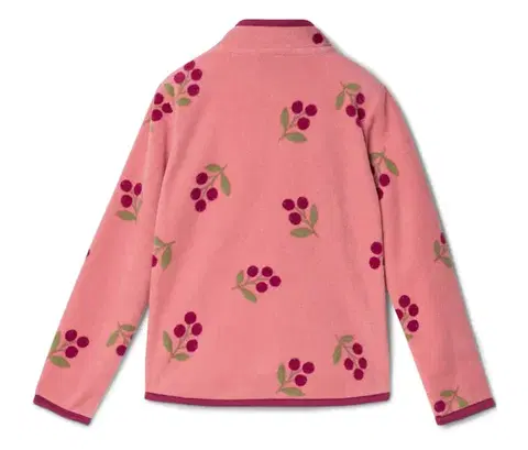 Detská flísová bunda, kvety