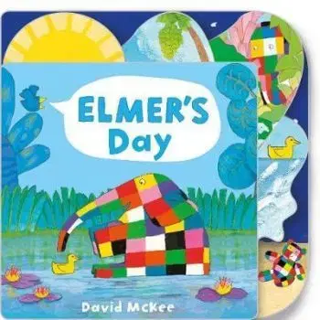 Elmer's Day - Tabbed Board Book - David McKee